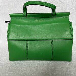 Tory Burch Vibrant Green Satchel